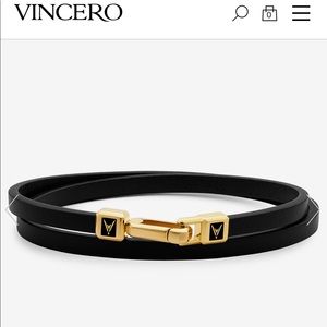 Vincero The Hitch leather wrap bracelet